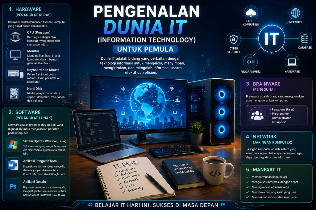 Pengenalan Dunia IT (Information Technology) untuk Pemula 