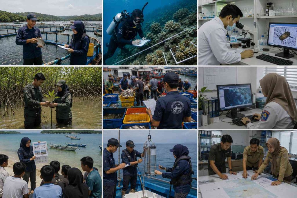 gambar beberapa profesi untuk mengenal prospek kerja manajemen sumberdaya perairan