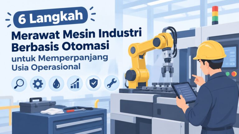 langkah langkah merawat mesin industri