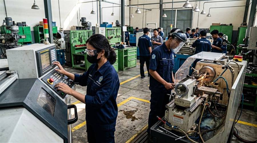 11 Contoh Proyek Bubut Sederhana untuk Praktik SMK Teknik Mesin